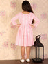 Girl's Pink Pure Cotton Chikankari Kurta